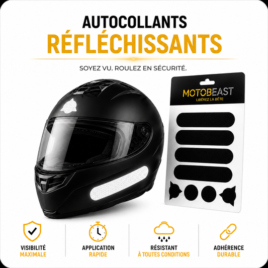 Stickers Réfléchissants Casque