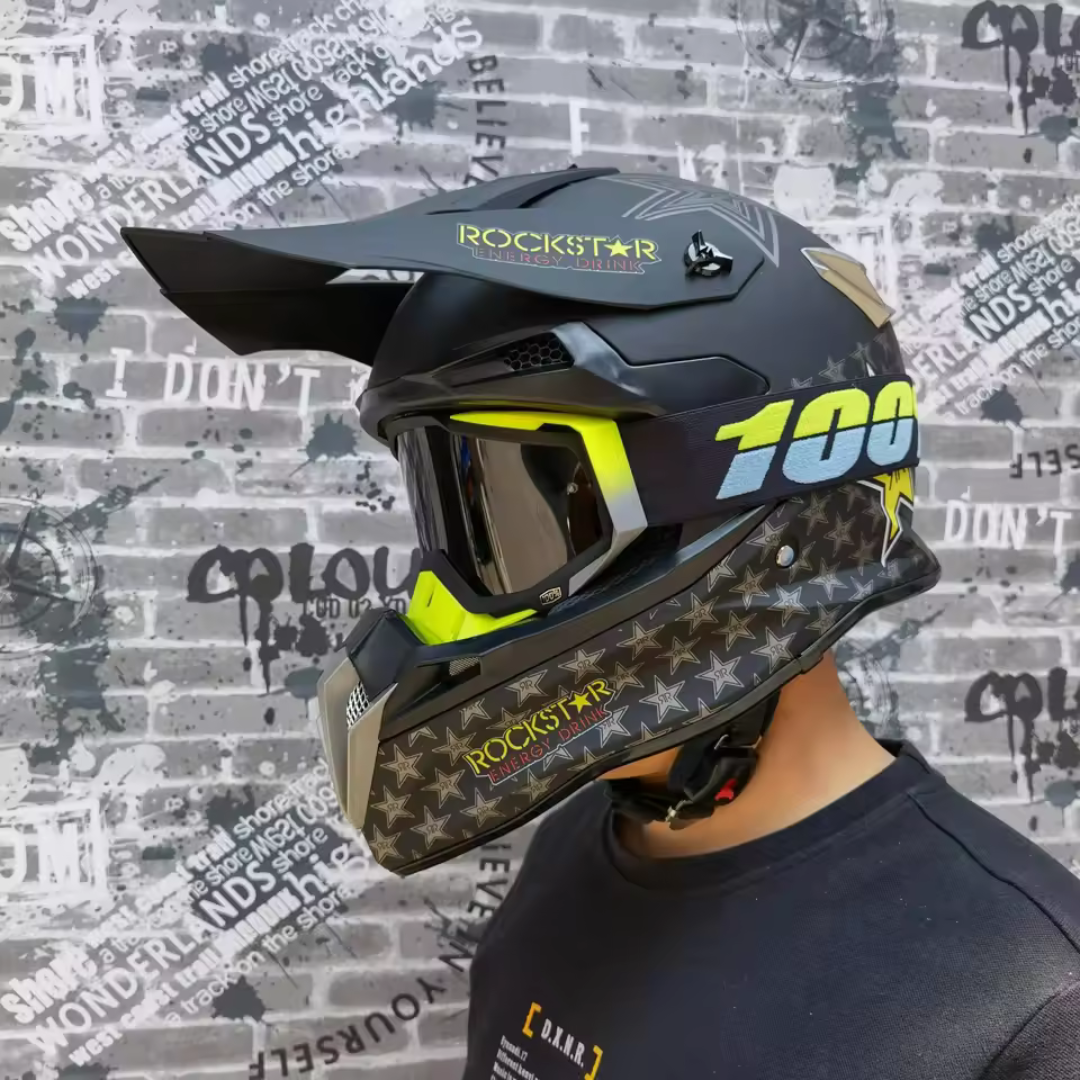 Casque moto Cross style Scorpion | Noir Mate