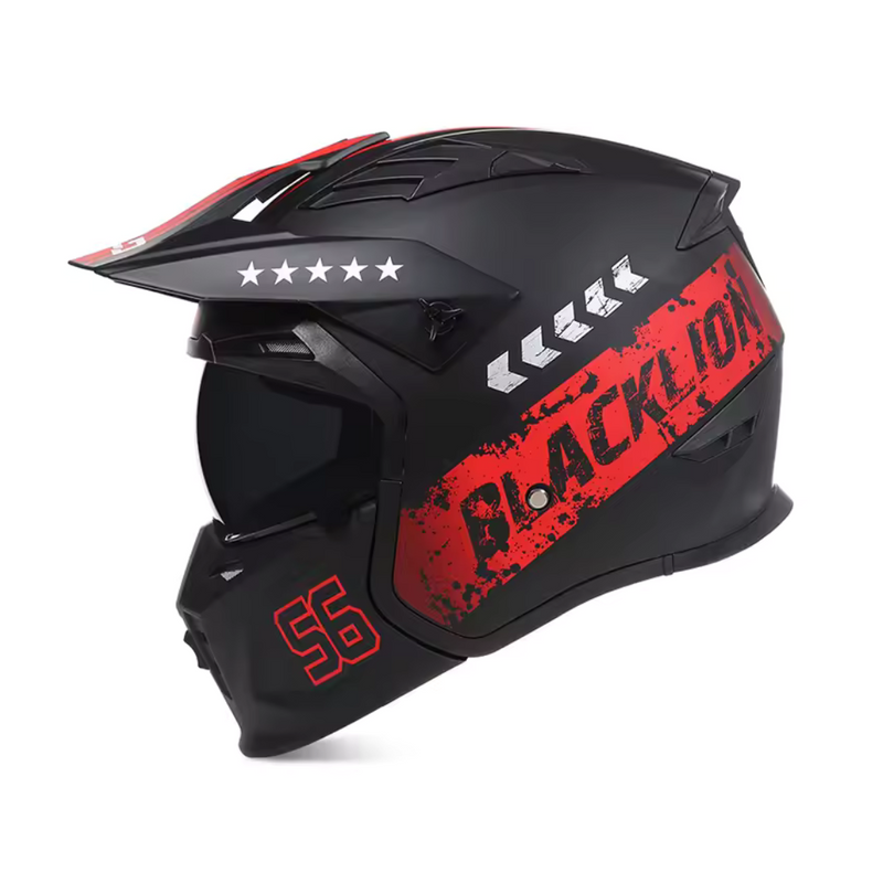 Casque moto intégral Homme | Noir Mate
