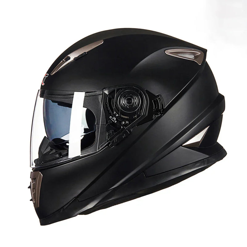 Casque moto intégral Homme Noir