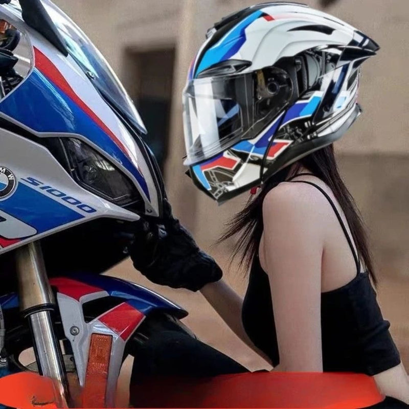 Casque moto Bluetooth intelligent avec protection auditive | Carbon Black
