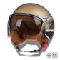 Casque moto Rétro Vintage Italia | Rétro Chopper Blanc, Vert, Rouge