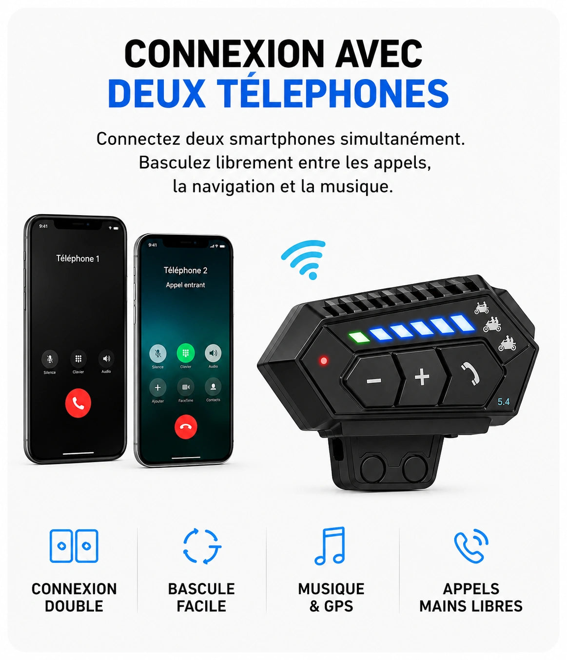 Intercom Bluetooth 5.0 MotoBeast