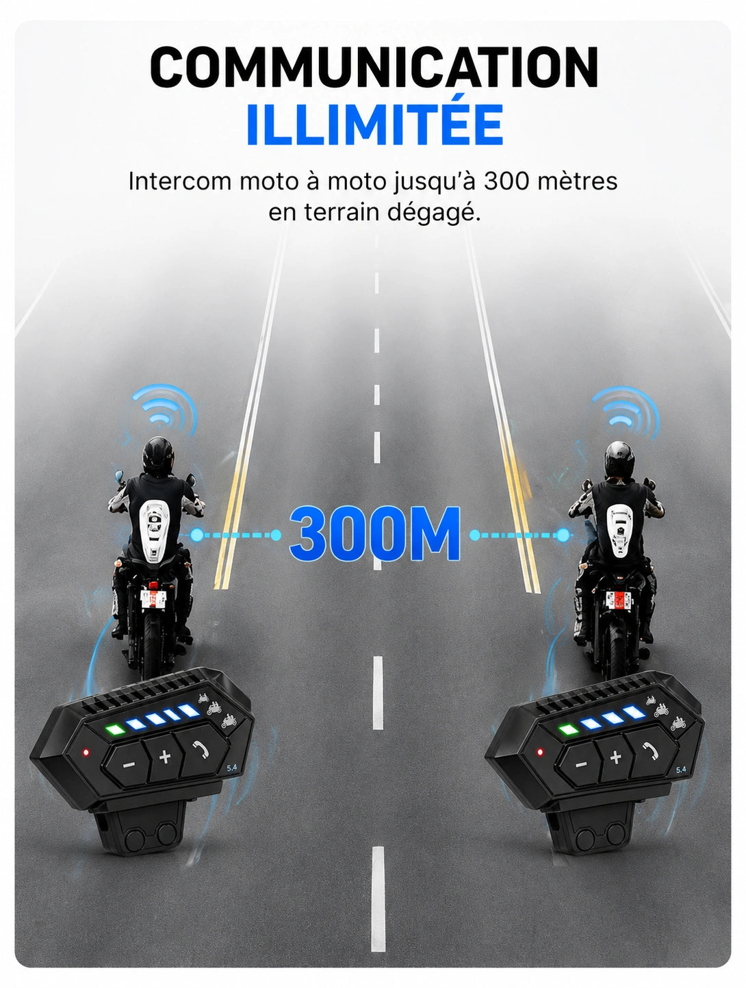 Intercom Bluetooth 5.0 MotoBeast