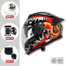 Casque Moto intégral Venom / Spider/ Monster