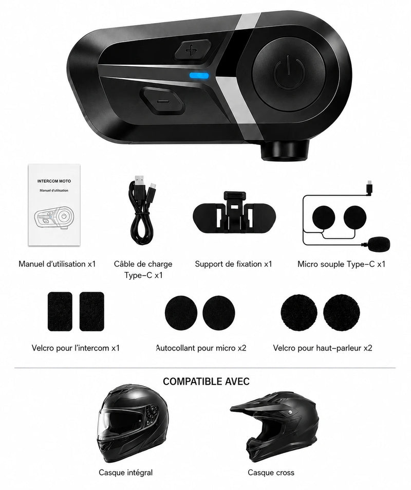 Intercom Bluetooth 5.3 MotoBeast