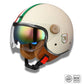 Casque moto Femme Retro Vintage "Angel Slump" | Open Face