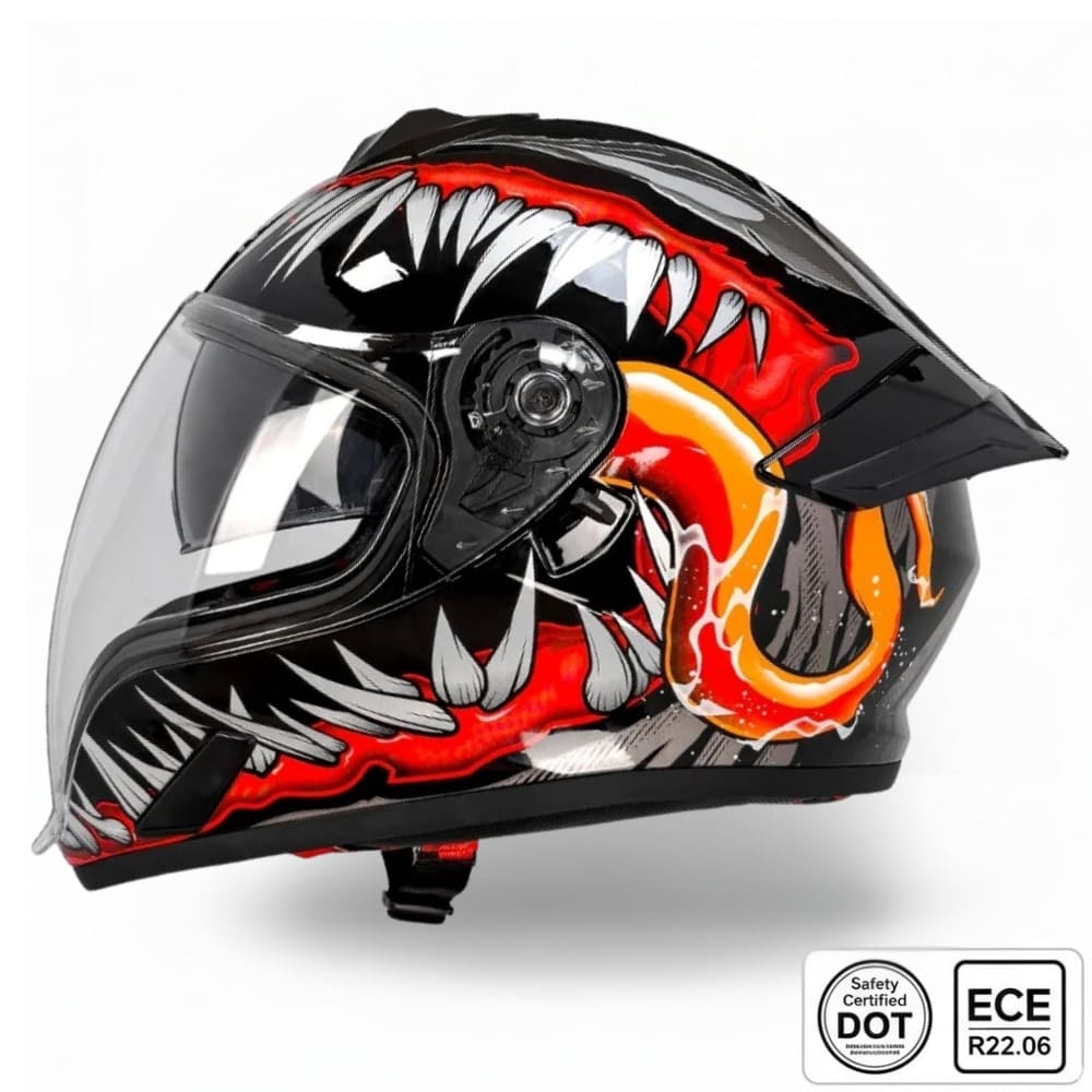 Casque Moto intégral Venom / Spider/ Monster