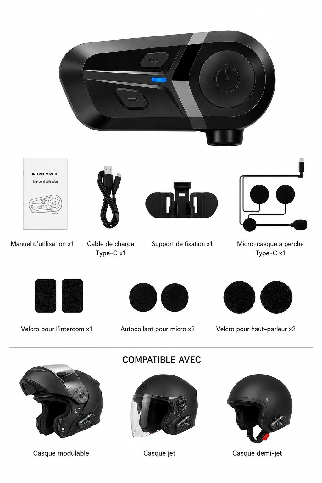 Intercom Bluetooth 5.3 MotoBeast