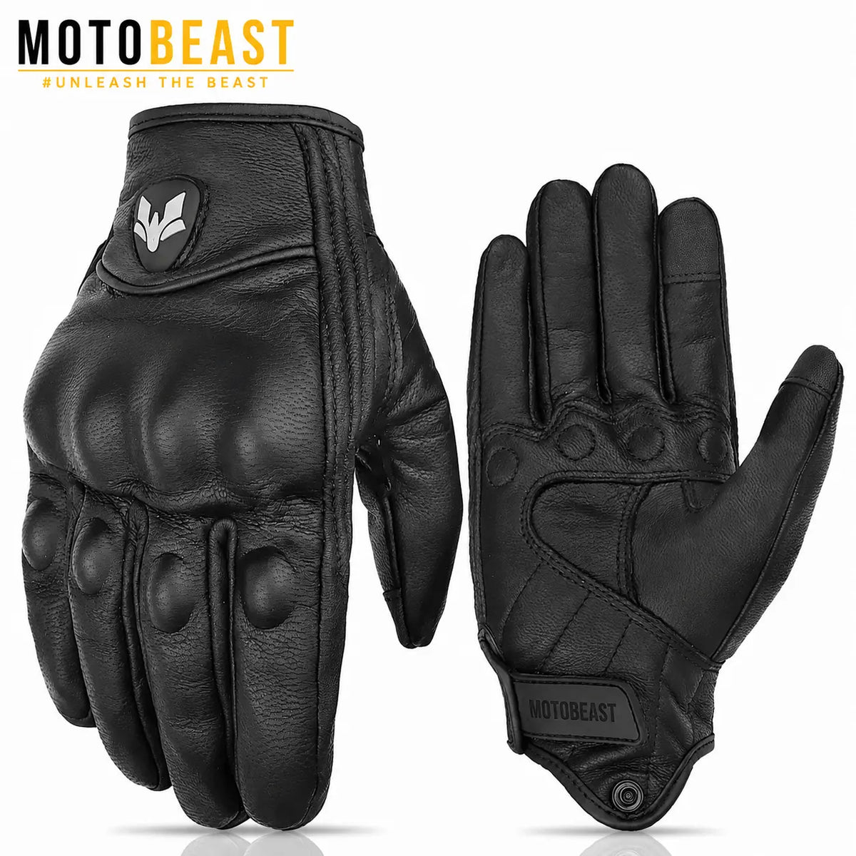 Gants Moto Cuir MotoBeast