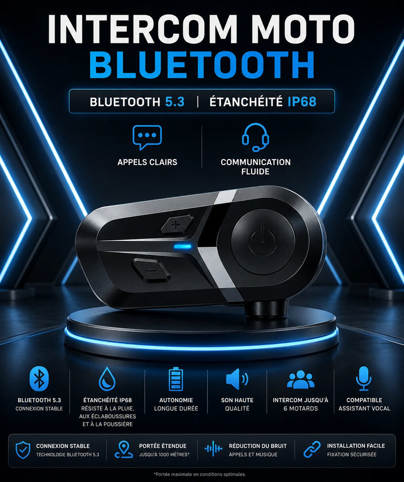 Intercom Bluetooth 5.3 MotoBeast
