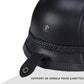 Casque moto Vintage "Cruiser Cuir" avec Lunette