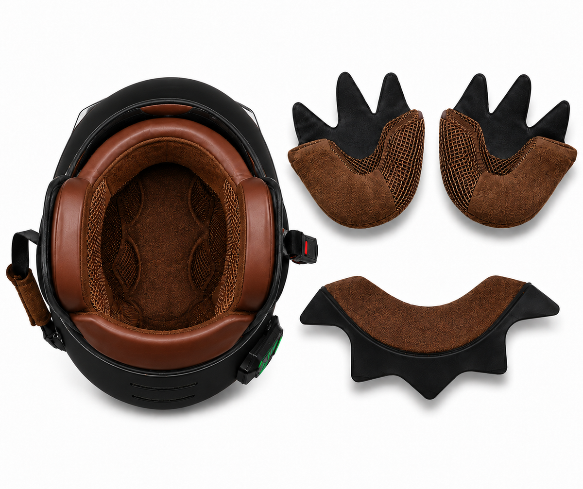 Casque Moto Retro Vintage Bluetooth Integrer | Intercom  Generation