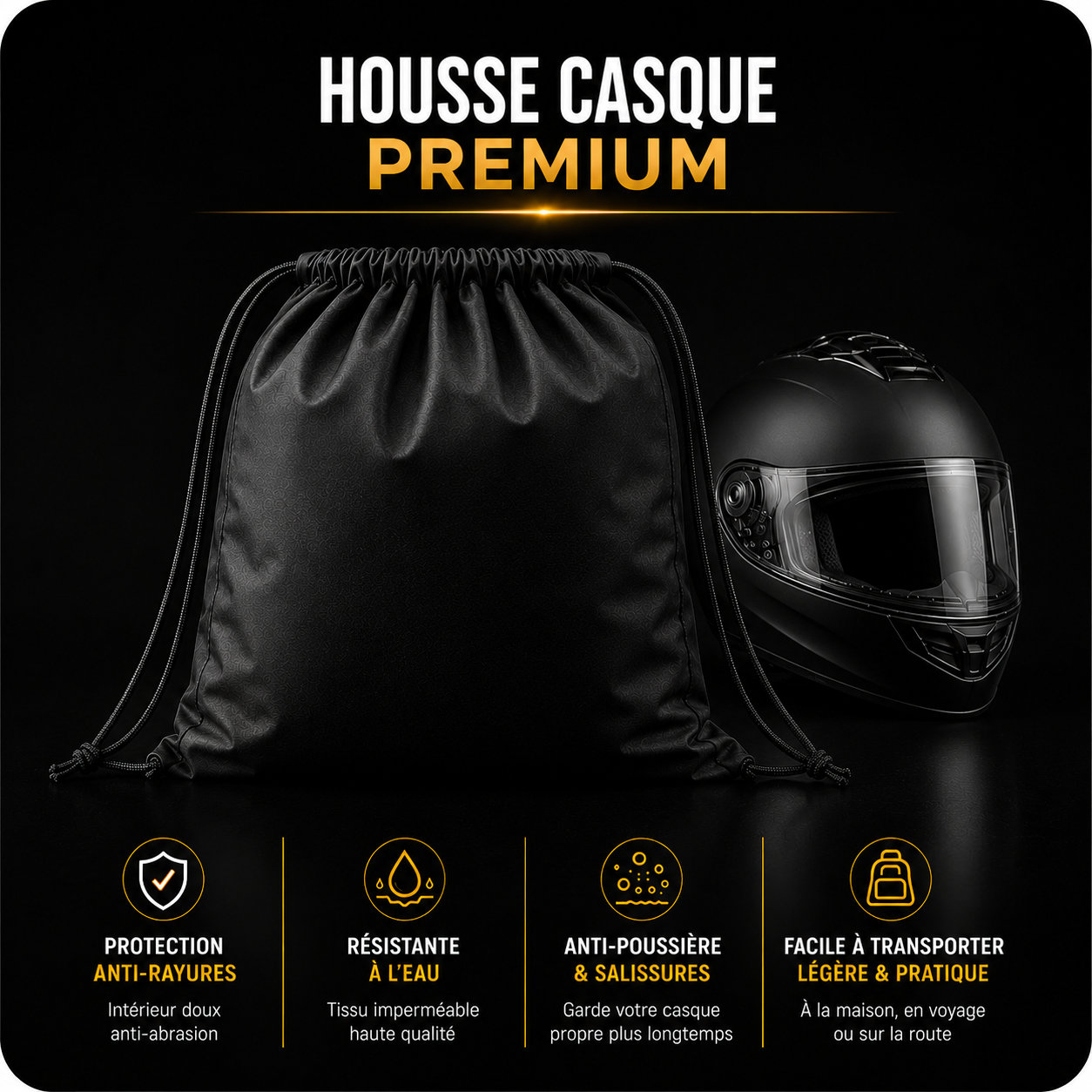 Housse Casque Premium MotoBeast