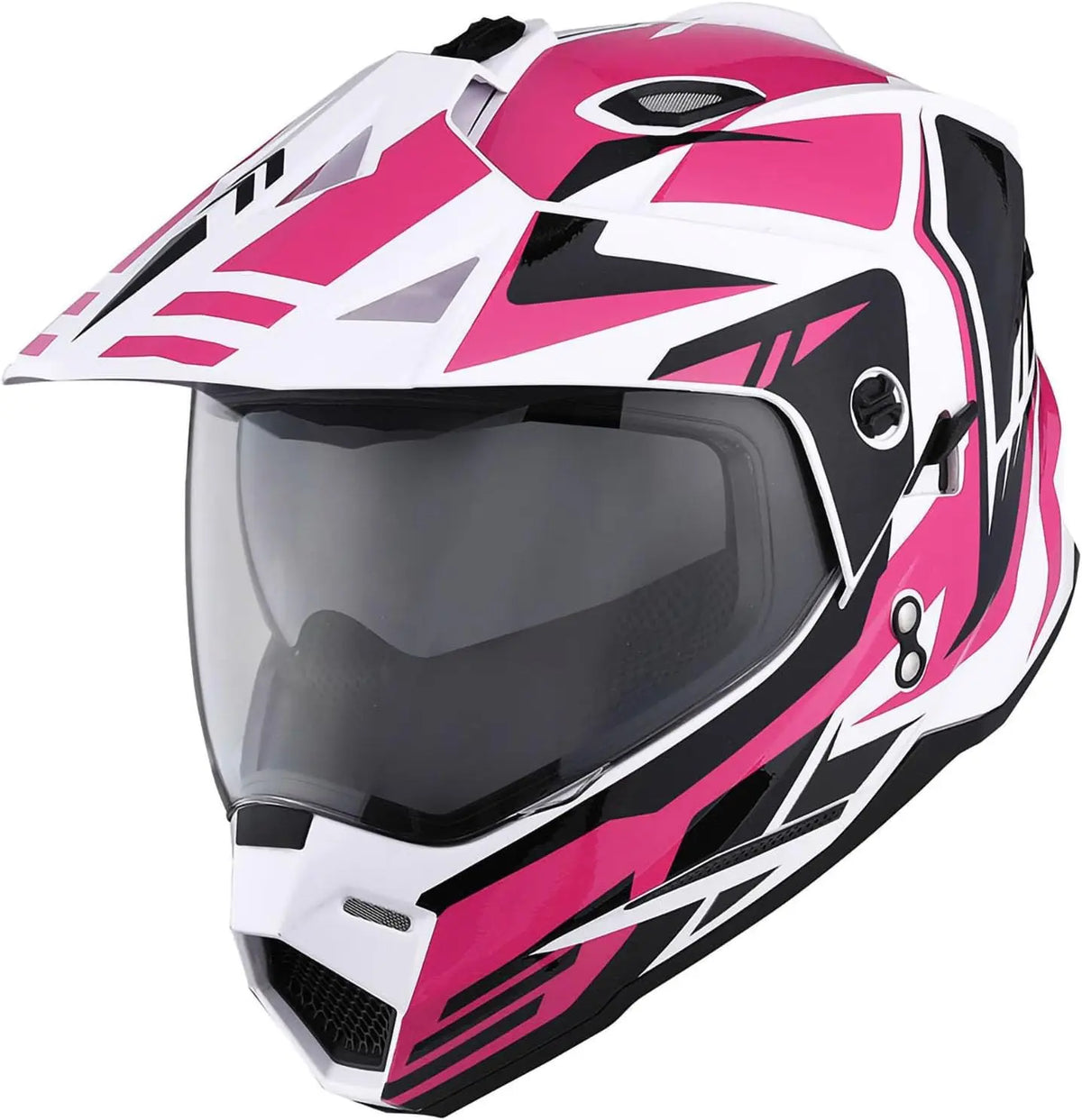 Casque Motocross Femme Competition | MotoCross Pros Rose