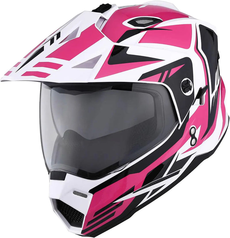Casque Motocross Femme Competition | MotoCross Pros Rose