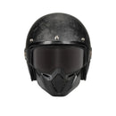 Casque Moto Carbone style Scorpion Noir 100% Modulable