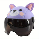 Casque Moto Enfant motif Ourson