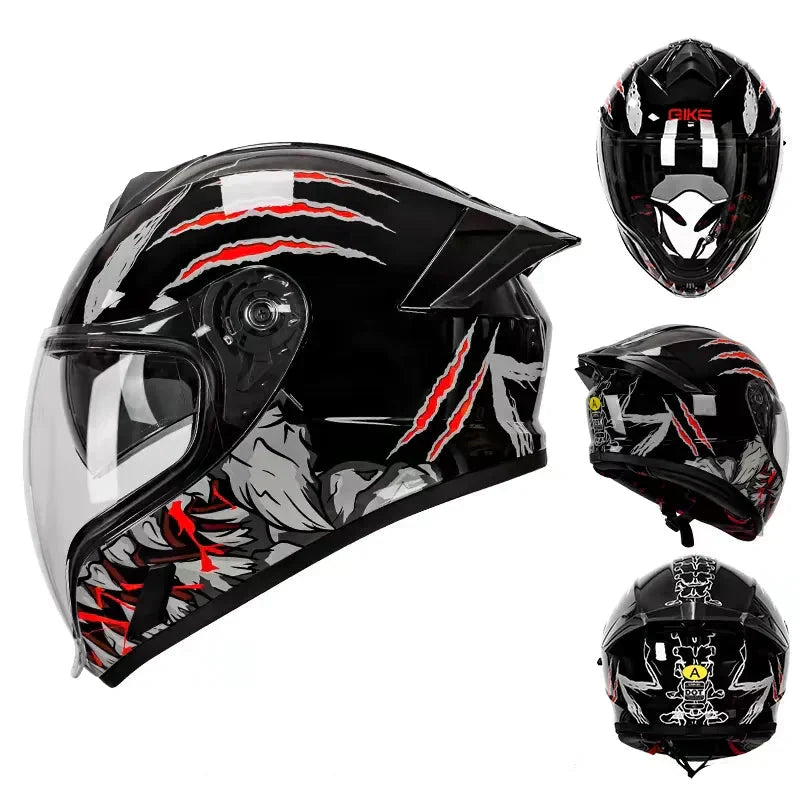 Casque Moto intégral Venom / Spider/ Monster