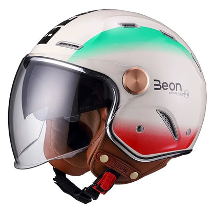 Casque Jet moto Homme & Femme double Visière | BEON MotoBeast